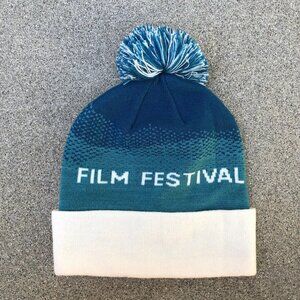 RABBIT HOLE Sundance Film Festival Pom Beanie Cuffed Knit Hat Cap Park City